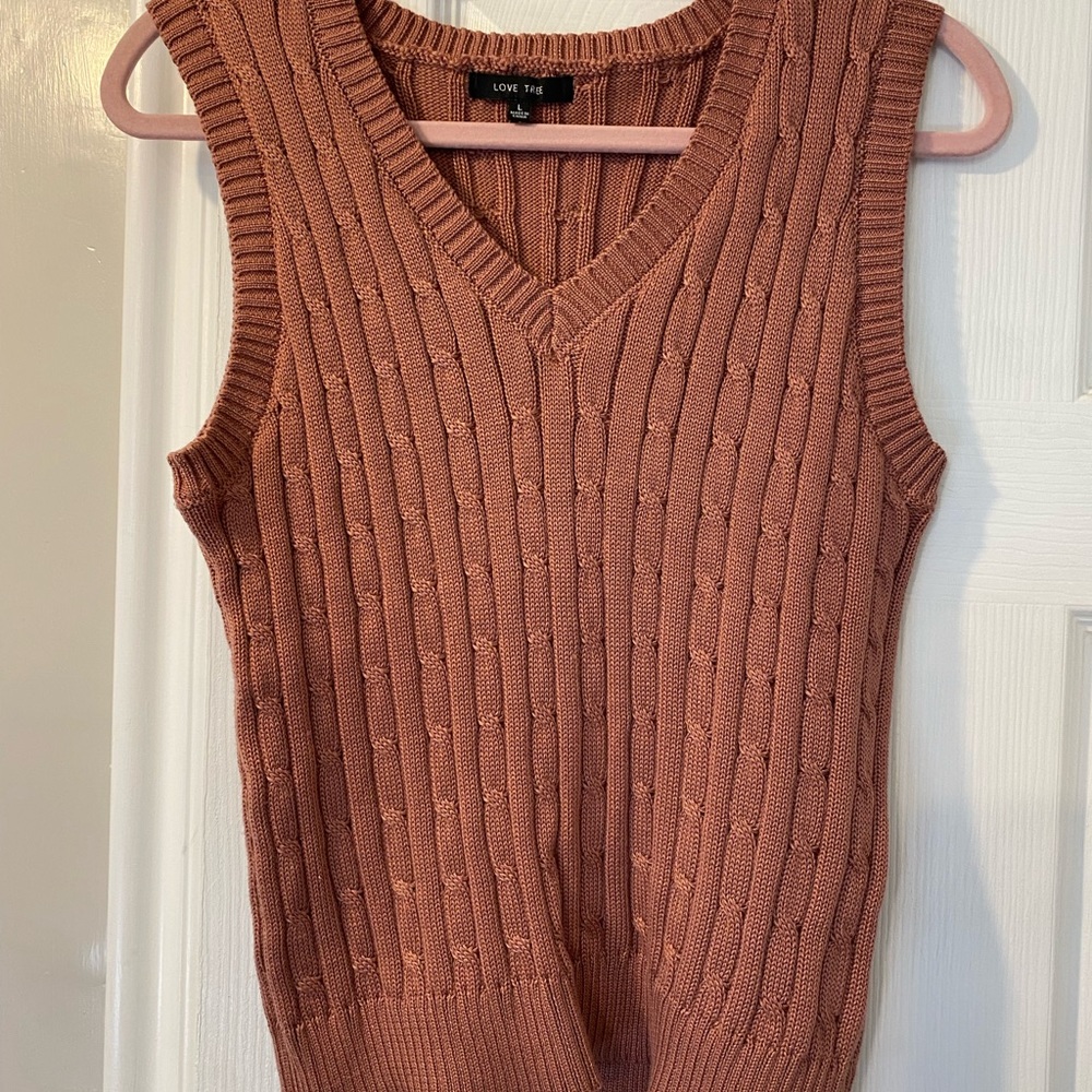 Love Tree V-Neck Sweater
